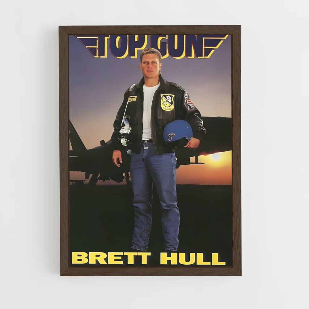 Poster Brett hull – affiche Hockey sur glace (vue 5)